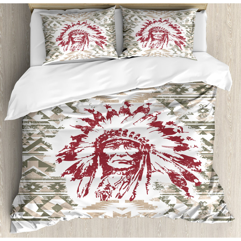 Ambesonne Native American Duvet Cover Set Wayfair
